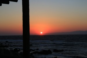 伊豆大島,夕陽