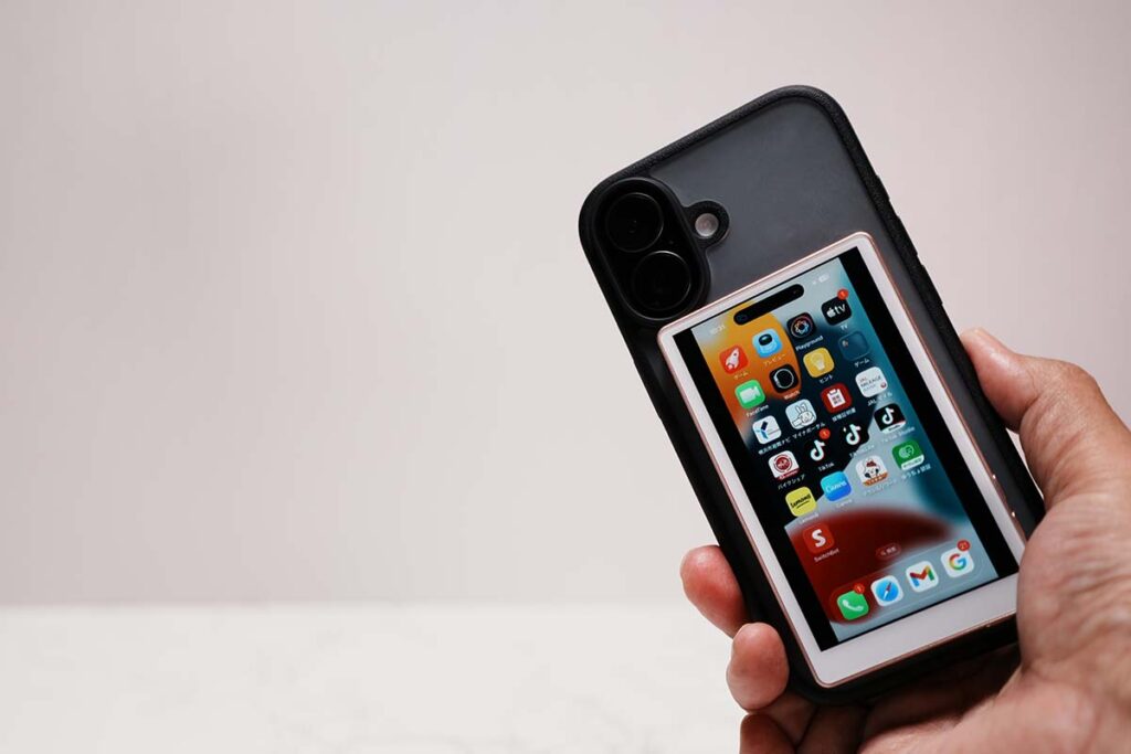 スマホ自撮りモニター